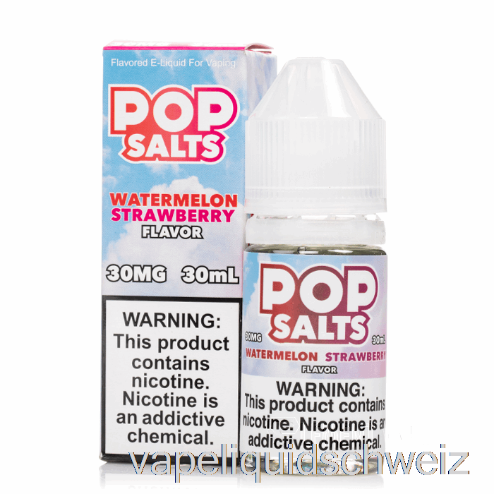 Wassermelone-Erdbeere - Pop-Salze - 30 Ml 50 Mg Vape Ohne Nikotin